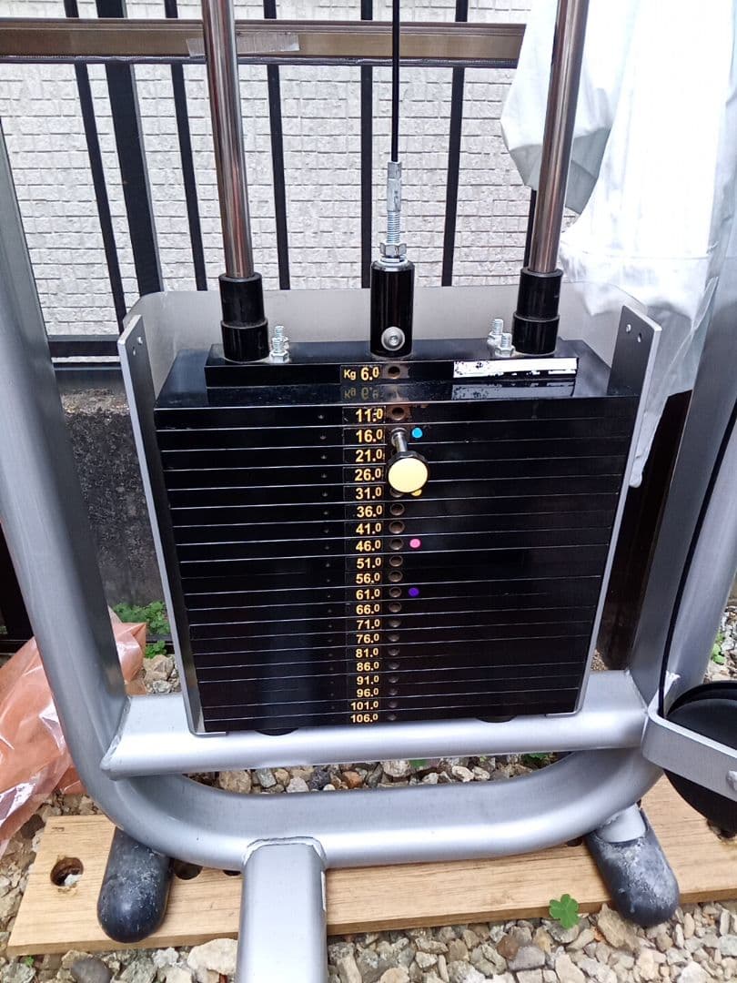 ウェイトスタック　重り　プレート　計106kg　引渡し限定