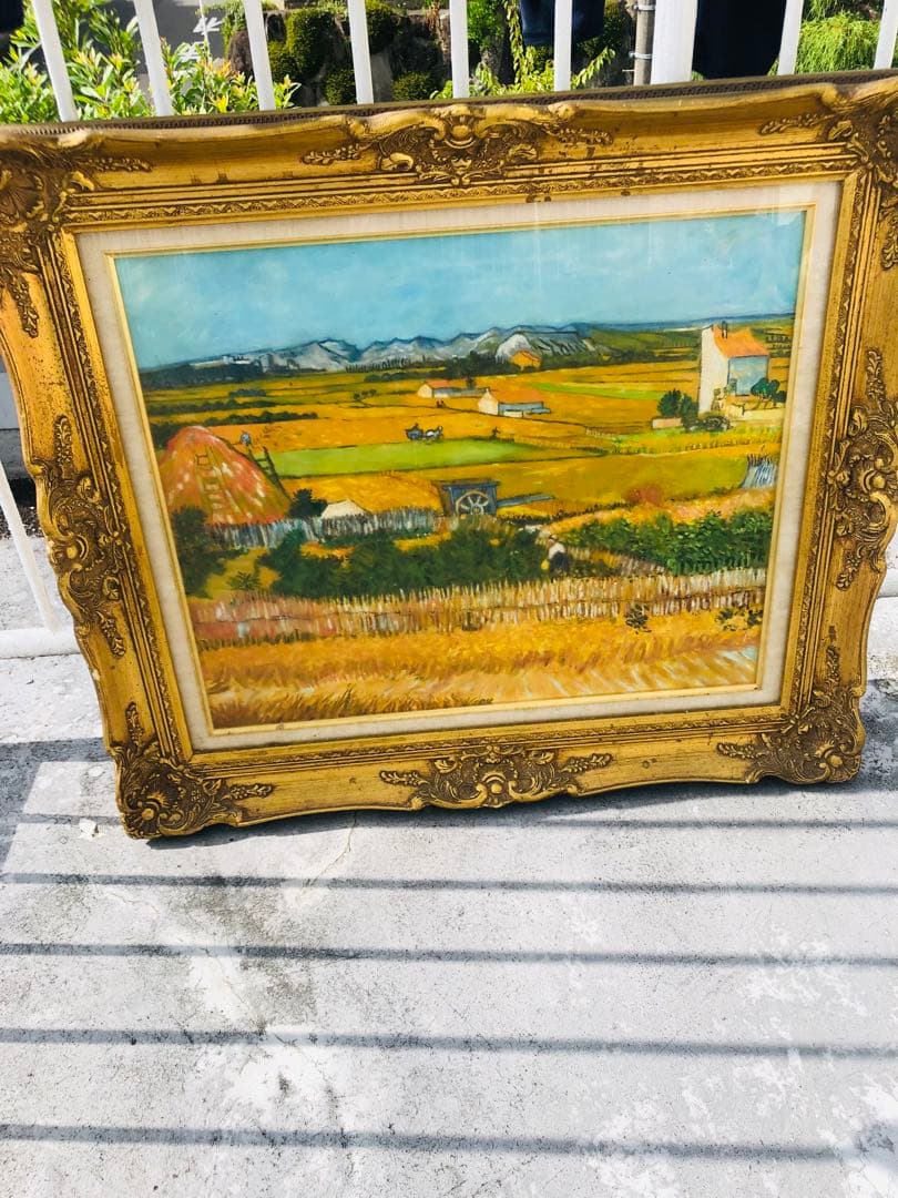 な*商様 絵画　額縁 　インテリア　 木製　 風景画 　アンティーク　絵画　値下